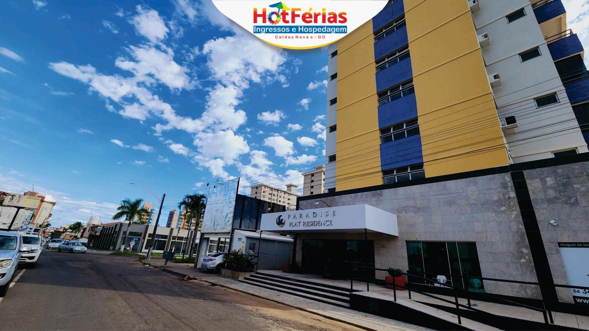 Flat Paradise, Piscinas Termais, Proximo Ao Centro - Hotferias Caldas Novas Zewnętrze zdjęcie