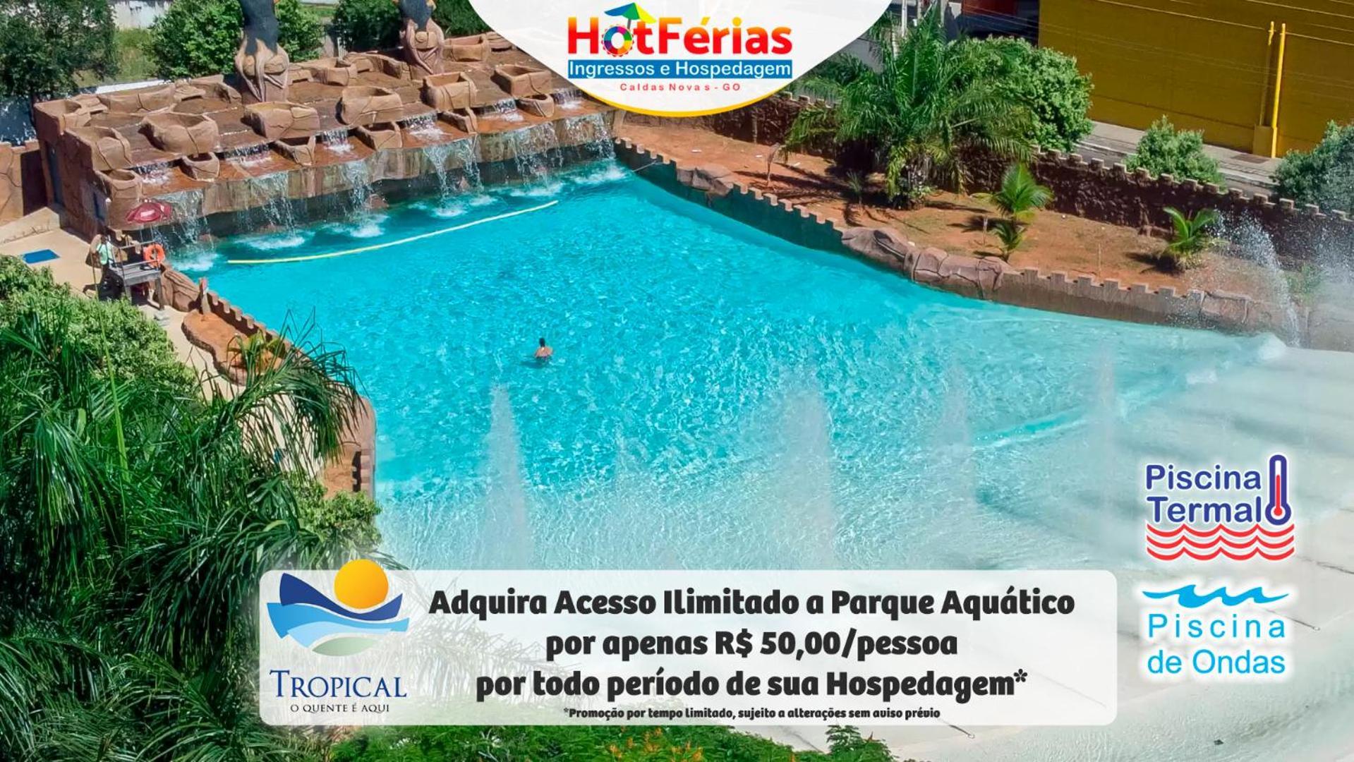 Flat Paradise, Piscinas Termais, Proximo Ao Centro - Hotferias Caldas Novas Zewnętrze zdjęcie